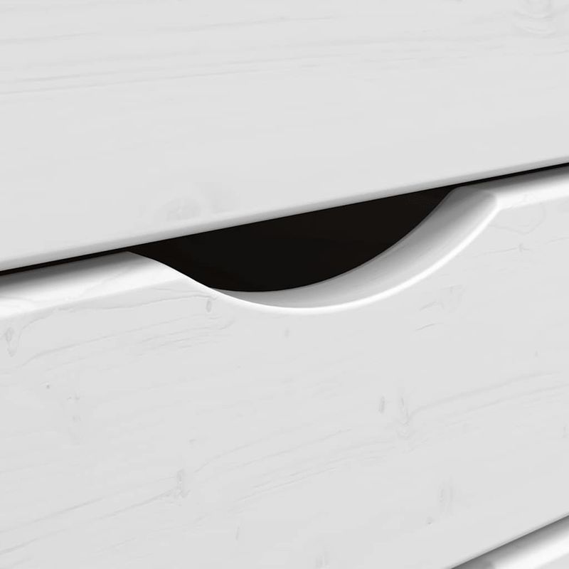 Casa si Gradina - Mobilier - Dulapuri si sifoniere - Dulapuri - Dulap rulant cu sertare „MOSS”, maro miere, lemn masiv de pin - Infinity.ro