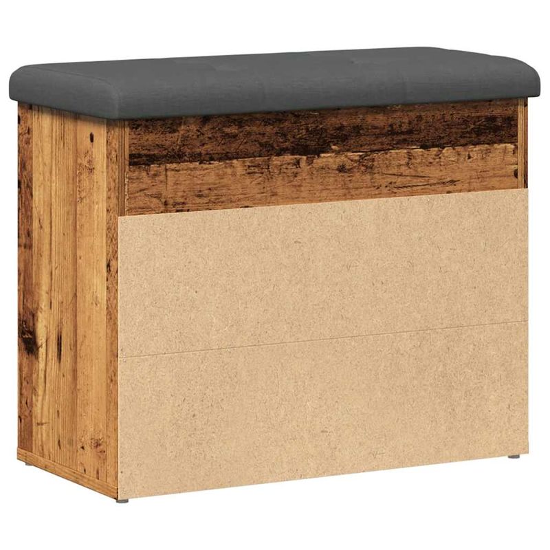 Casa si Gradina - Mobilier - Canapele si coltare - Banchete - Bancheta pantofar, lemn vechi, 62x32x50 cm, lemn prelucrat - Infinity.ro