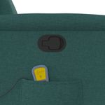 Ingrijire personala si Cosmetice - Sanatate si wellness - Articole wellness - Fotolii de masaj - Fotoliu rabatabil de masaj, cu ridicare, verde inchis, textil - Infinity.ro