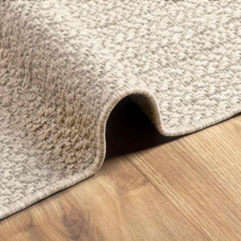 Casa si Gradina - Textile si covoare - Covoare - Covoare casa - Covor „ZIZUR” crem aspect iută pentru interior și exterior, model dreptunghiular, mărime 140x200 cm - Infinity.ro