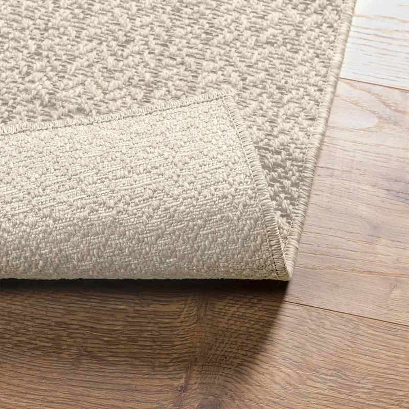 Casa si Gradina - Textile si covoare - Covoare - Covoare casa - Covor „ZIZUR” crem aspect iută pentru interior și exterior, model dreptunghiular, mărime 140x200 cm - Infinity.ro