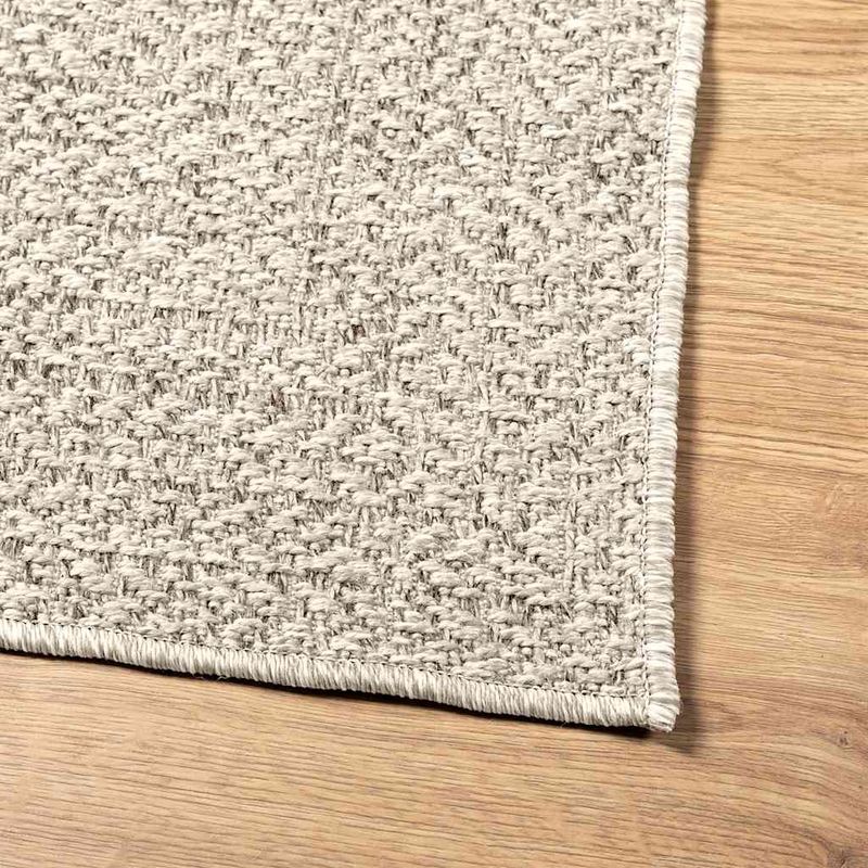 Casa si Gradina - Textile si covoare - Covoare - Covoare casa - Covor „ZIZUR” crem aspect iută pentru interior și exterior, model dreptunghiular, mărime 140x200 cm - Infinity.ro