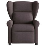 Casa si Gradina - Mobilier - Scaune si fotolii - Fotolii - Fotoliu rabatabil, maro inchis, material textil - Infinity.ro