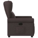 Casa si Gradina - Mobilier - Scaune si fotolii - Fotolii - Fotoliu rabatabil, maro inchis, material textil - Infinity.ro