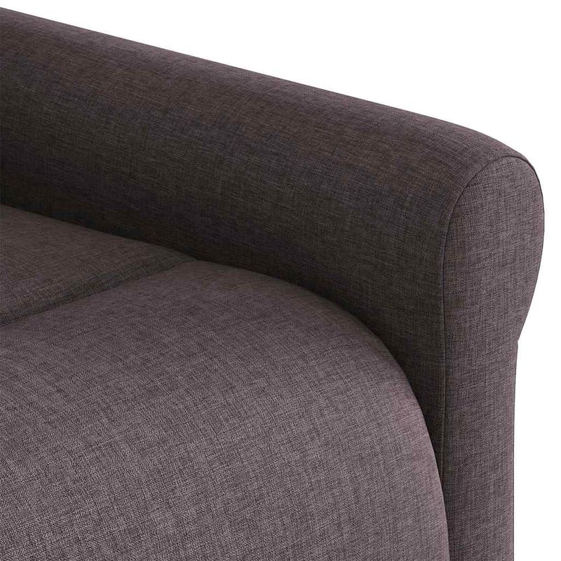 Casa si Gradina - Mobilier - Scaune si fotolii - Fotolii - Fotoliu rabatabil, maro inchis, material textil - Infinity.ro