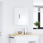 Casa si Gradina - Mobilier - Comode si corpuri - Corpuri bucatarie - Dulap de bucatarie "Kalmar" din lemn prelucrat alb lucios, mărime 40x31x60 cm, model 1x dulap de perete (1 ușă) - Infinity.ro