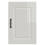 Casa si Gradina - Mobilier - Comode si corpuri - Corpuri bucatarie - Dulap de bucatarie "Kalmar" din lemn prelucrat alb lucios, mărime 40x31x60 cm, model 1x dulap de perete (1 ușă) - Infinity.ro