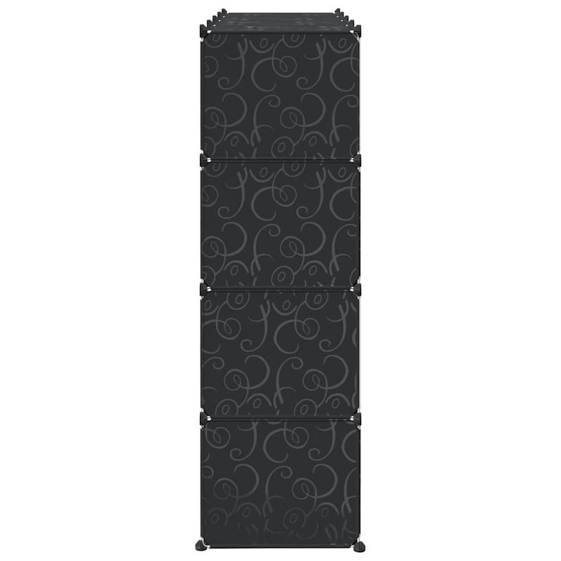Casa si Gradina - Mobilier - Organizare si depozitare - Organizator incaltaminte - Organizator cuburi depozitare cu 16 cuburi si tije de agatat PP - Infinity.ro