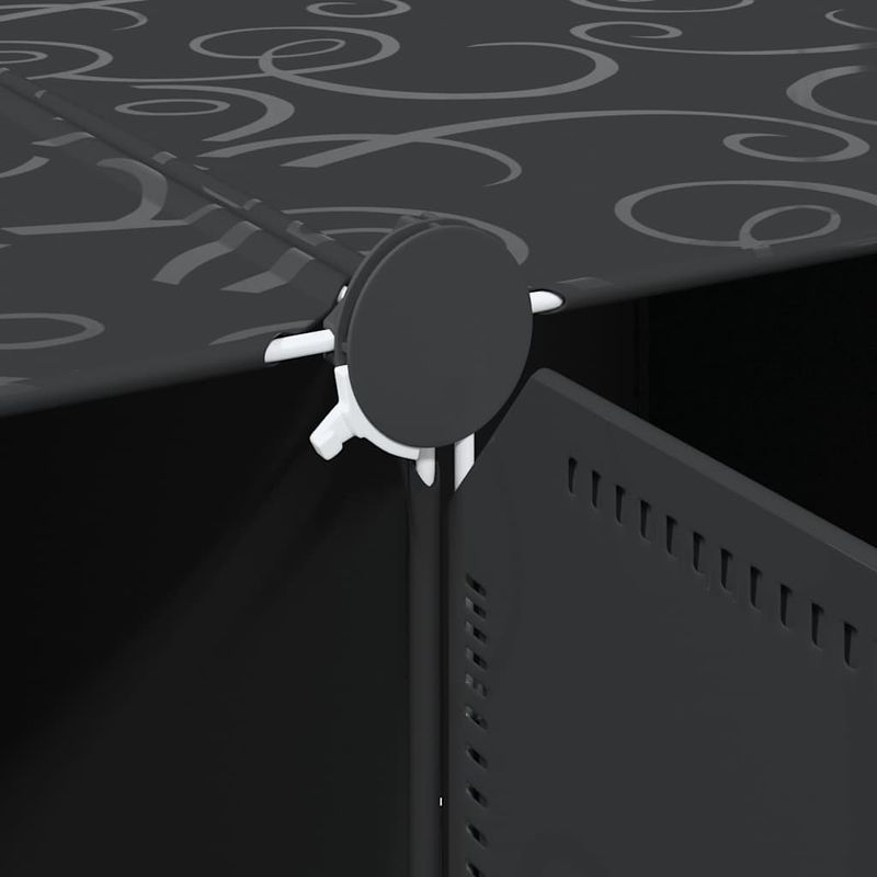 Casa si Gradina - Mobilier - Organizare si depozitare - Organizator incaltaminte - Organizator cuburi depozitare cu 16 cuburi si tije de agatat PP - Infinity.ro