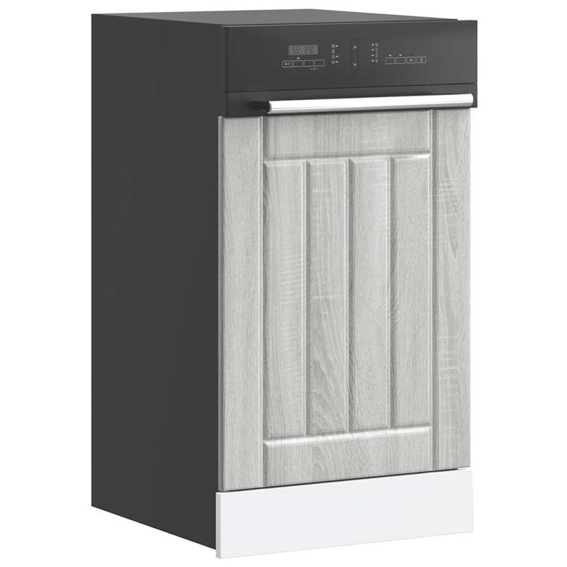 Electronice si Electrocasnice - Masini de spalat vase - Accesorii masini de spalat vase - Panou pentru masina de spalat vase „Lucca” Lemn Sonoma gri, mărime 45x1.5x67 cm - Infinity.ro