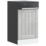 Electronice si Electrocasnice - Masini de spalat vase - Accesorii masini de spalat vase - Panou pentru masina spalat vase Lucca Lemn prelucrat gri beton, mărime 45x1.5x67 cm - Infinity.ro