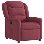 Casa si Gradina - Mobilier - Scaune si fotolii - Fotolii - Fotoliu rabatabil, rosu vin, material textil - Infinity.ro