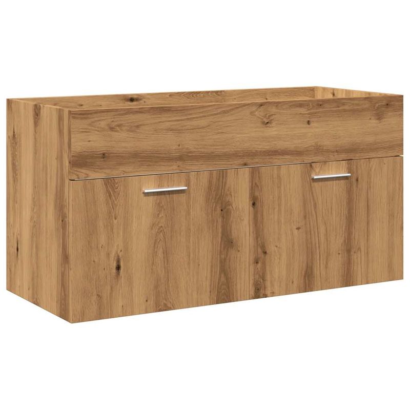 Casa si Gradina - Mobilier - Seturi de mobilier - Seturi baie - Set mobilier de baie, 5 piese, stejar artizanal, lemn prelucrat - Infinity.ro