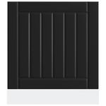 Electronice si Electrocasnice - Masini de spalat vase - Accesorii masini de spalat vase - Panou pentru masina de spalat vase „Lucca” lemn negru prelucrat, mărime 60x1.5x67 cm - Infinity.ro