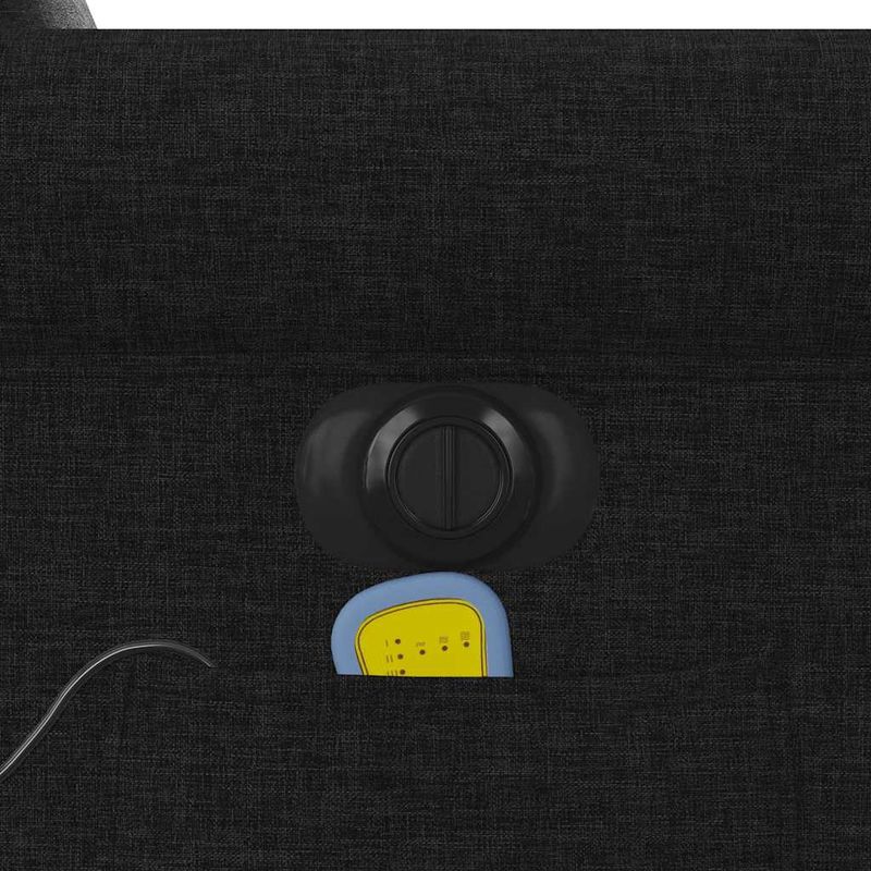 Ingrijire personala si Cosmetice - Sanatate si wellness - Articole wellness - Fotolii de masaj - Fotoliu electric de masaj rabatabil, negru, textil - Infinity.ro