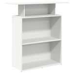 Casa si Gradina - Mobilier - Mese si birouri - Birouri - Birou de receptie alb 100x40x104 cm din lemn prelucrat - Infinity.ro