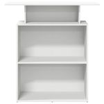 Casa si Gradina - Mobilier - Mese si birouri - Birouri - Birou de receptie alb 100x40x104 cm din lemn prelucrat - Infinity.ro