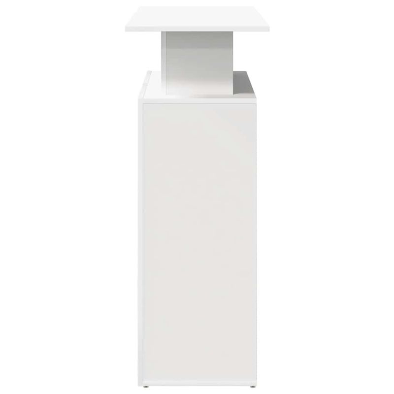 Casa si Gradina - Mobilier - Mese si birouri - Birouri - Birou de receptie alb 100x40x104 cm din lemn prelucrat - Infinity.ro