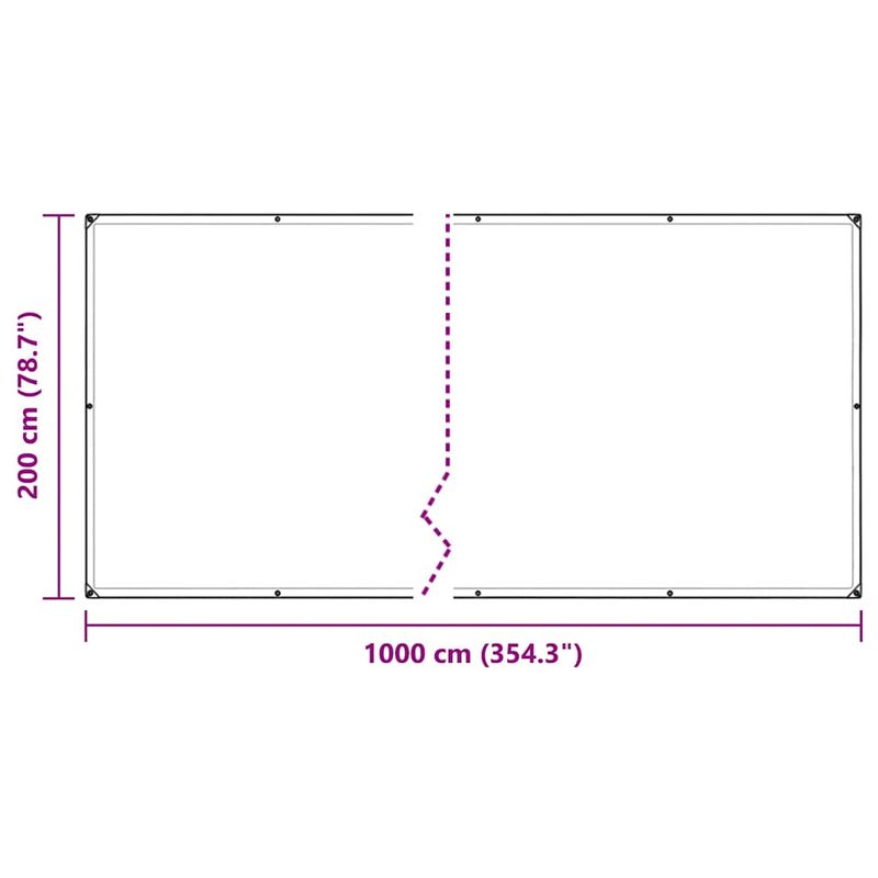 Casa si Gradina - Gradina si terasa - Umbrele si pavilioane - Pavilioane - Prelata transparenta cu ochiuri 2x10 m polietilena - Infinity.ro