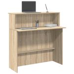 Casa si Gradina - Mobilier - Mese si birouri - Birouri - Birou de receptie Stejar Sonoma 100x50x103,5 cm Lemn prelucrat - Infinity.ro