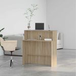Casa si Gradina - Mobilier - Mese si birouri - Birouri - Birou de receptie Stejar Sonoma 100x50x103,5 cm Lemn prelucrat - Infinity.ro