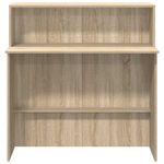 Casa si Gradina - Mobilier - Mese si birouri - Birouri - Birou de receptie Stejar Sonoma 100x50x103,5 cm Lemn prelucrat - Infinity.ro