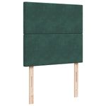 Casa si Gradina - Mobilier - Paturi si accesorii - Paturi - Cadru de pat otoman cu saltele, catifea verde inchis 180x200cm - Infinity.ro