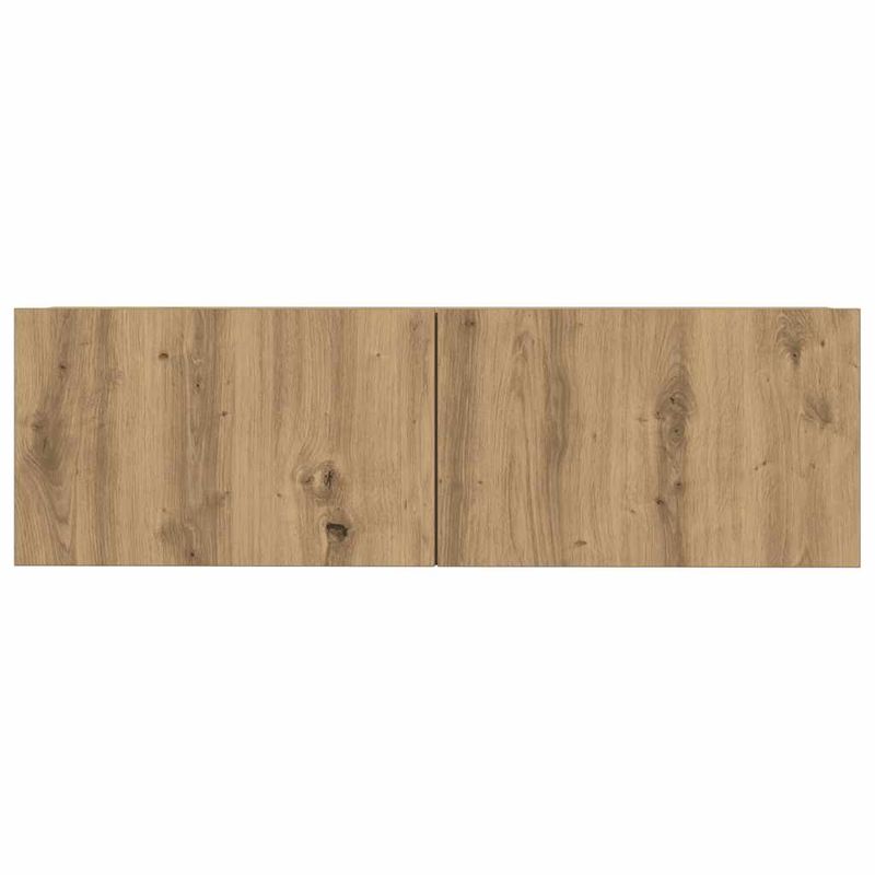 Casa si Gradina - Mobilier - Seturi de mobilier - Seturi living - Set dulap TV 5 piese montat pe perete Stejar artizanal - Infinity.ro