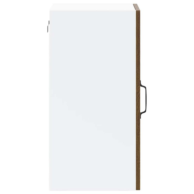 Casa si Gradina - Mobilier - Comode si corpuri - Corpuri bucatarie - Dulap de bucatarie cu usa din sticla din stejar maro „Lucca” - Infinity.ro