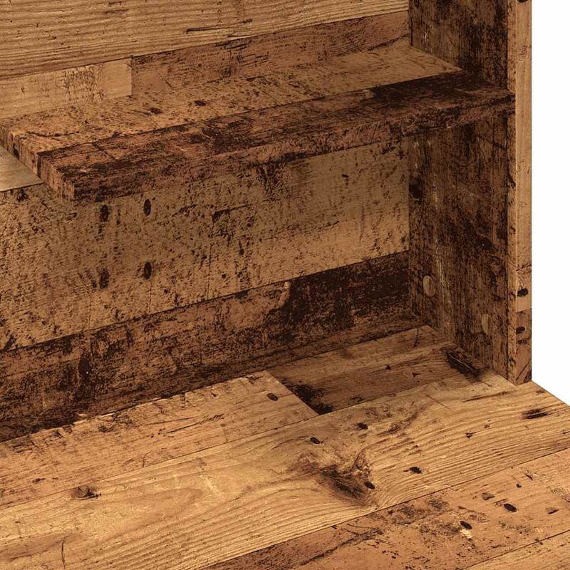 Casa si Gradina - Mobilier - Comode si corpuri - Masute de toaleta - Masa de toaleta cu LED lemn vechi 74,5x40x141 cm - Infinity.ro