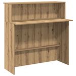 Casa si Gradina - Mobilier - Mese si birouri - Birouri - Birou de receptie Stejar Artisan 100x50x103,5 cm Lemn prelucrat - Infinity.ro