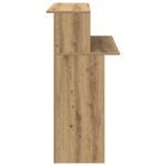 Casa si Gradina - Mobilier - Mese si birouri - Birouri - Birou de receptie Stejar Artisan 100x50x103,5 cm Lemn prelucrat - Infinity.ro