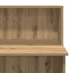 Casa si Gradina - Mobilier - Mese si birouri - Birouri - Birou de receptie Stejar Artisan 100x50x103,5 cm Lemn prelucrat - Infinity.ro