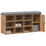 Casa si Gradina - Mobilier - Organizare si depozitare - Bancute - Banca de pantofi Stejar artizanal, 102x32x50 cm lemn prelucrat - Infinity.ro