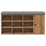 Casa si Gradina - Mobilier - Organizare si depozitare - Bancute - Banca de pantofi Stejar artizanal, 102x32x50 cm lemn prelucrat - Infinity.ro