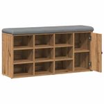 Casa si Gradina - Mobilier - Organizare si depozitare - Bancute - Banca de pantofi Stejar artizanal, 102x32x50 cm lemn prelucrat - Infinity.ro
