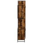 Casa si Gradina - Mobilier - Seturi de mobilier - Seturi baie - Set mobilier de baie, 3 piese, stejar fumuriu, lemn prelucrat - Infinity.ro