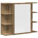 Casa si Gradina - Mobilier - Seturi de mobilier - Seturi baie - Set mobilier de baie, 3 piese, stejar artizanal, lemn prelucrat - Infinity.ro