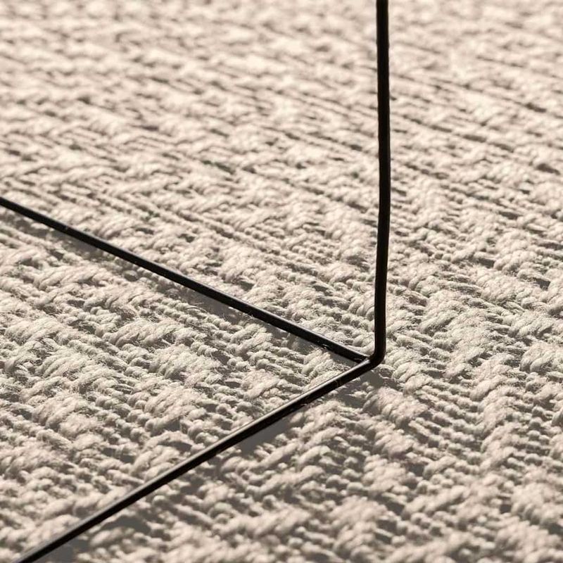 Casa si Gradina - Textile si covoare - Covoare - Covoare casa - Covor „ZIZUR” crem aspect iută pentru interior și exterior, model rotund, mărime diametru 90 cm - Infinity.ro