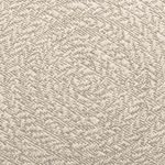 Casa si Gradina - Textile si covoare - Covoare - Covoare casa - Covor „ZIZUR” crem aspect iută pentru interior și exterior, model rotund, mărime diametru 90 cm - Infinity.ro