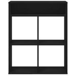 Casa si Gradina - Mobilier - Biblioteci si rafturi - Biblioteci - Dulap cu carti negru 66x31x80 cm lemn prelucrat - Infinity.ro