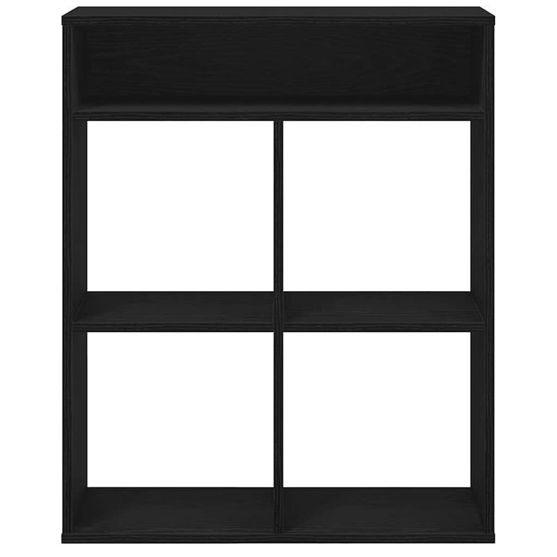 Casa si Gradina - Mobilier - Biblioteci si rafturi - Biblioteci - Dulap cu carti negru 66x31x80 cm lemn prelucrat - Infinity.ro