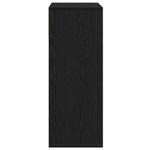 Casa si Gradina - Mobilier - Biblioteci si rafturi - Biblioteci - Dulap cu carti negru 66x31x80 cm lemn prelucrat - Infinity.ro