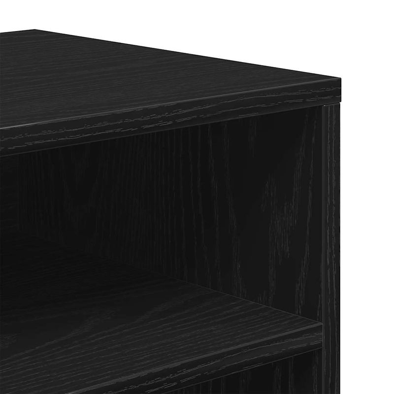 Casa si Gradina - Mobilier - Biblioteci si rafturi - Biblioteci - Dulap cu carti negru 66x31x80 cm lemn prelucrat - Infinity.ro