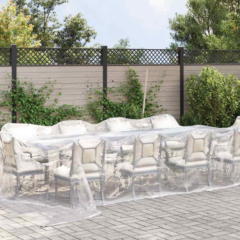 Casa si Gradina - Gradina si terasa - Umbrele si pavilioane - Pavilioane - Prelata transparenta cu ochiuri 4x12 m polietilena - Infinity.ro