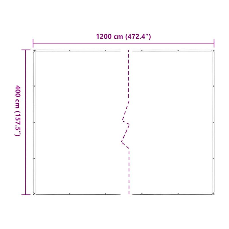 Casa si Gradina - Gradina si terasa - Umbrele si pavilioane - Pavilioane - Prelata transparenta cu ochiuri 4x12 m polietilena - Infinity.ro