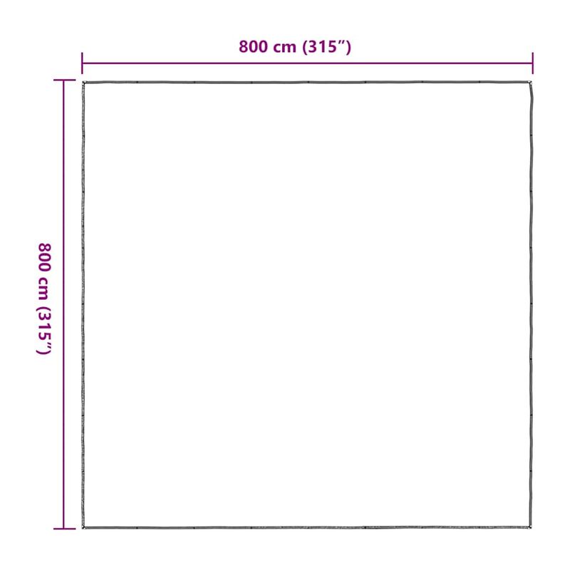 Casa si Gradina - Gradina si terasa - Umbrele si pavilioane - Pavilioane - Prelata transparenta cu ochiuri 8x8 m polietilena - Infinity.ro