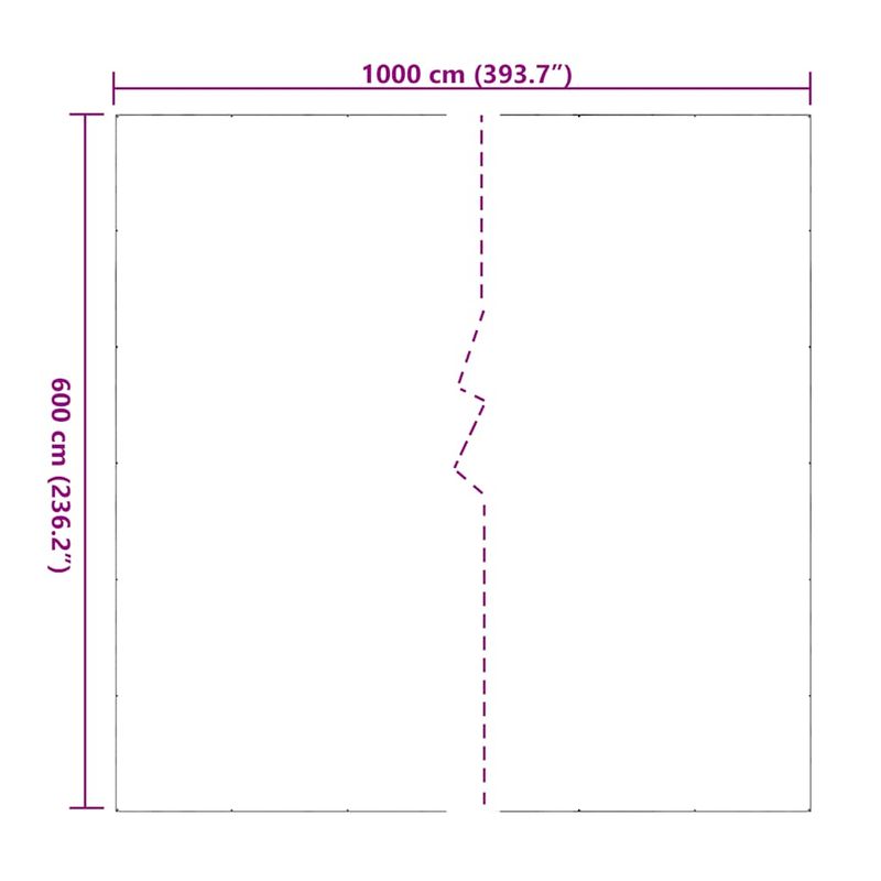Casa si Gradina - Gradina si terasa - Umbrele si pavilioane - Pavilioane - Prelata transparenta cu ochiuri 6x10 m PVC - Infinity.ro
