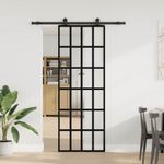 Casa si Gradina - Constructii - Usi interior, exterior si garaj - Usi interior - Usa glisanta cu set feronerie, 76x205 cm, sticla ESG/aluminiu - Infinity.ro