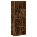 Casa si Gradina - Mobilier - Biblioteci si rafturi - Biblioteci - Biblioteca, stejar fumuriu, 40x24x102 cm, lemn prelucrat - Infinity.ro